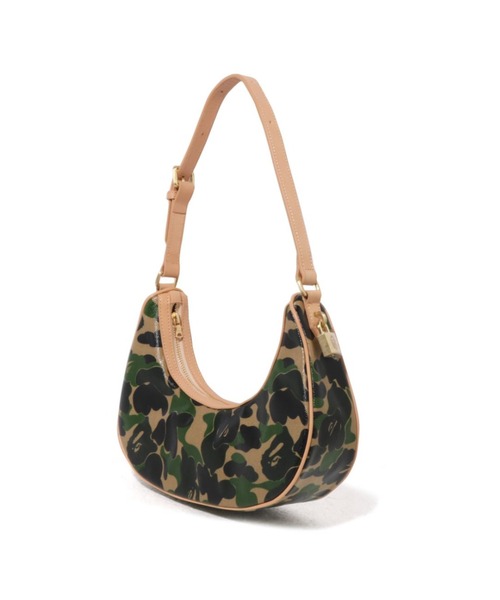 A BATHING APE(アベイシングエイプ)の「ABC CAMO HAND BAG(ハンドバッグ・レディース・グリーン/ピンク・FREE)」の3枚目の写真