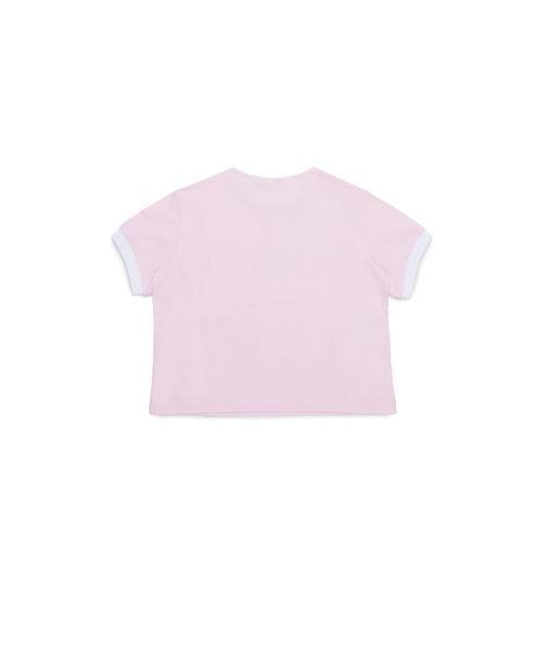 マルニ オーガニックコットン ボクシーラインTシャツ ピンク マルニ オーガニックコットン ボクシーラインTシャツ ピンク