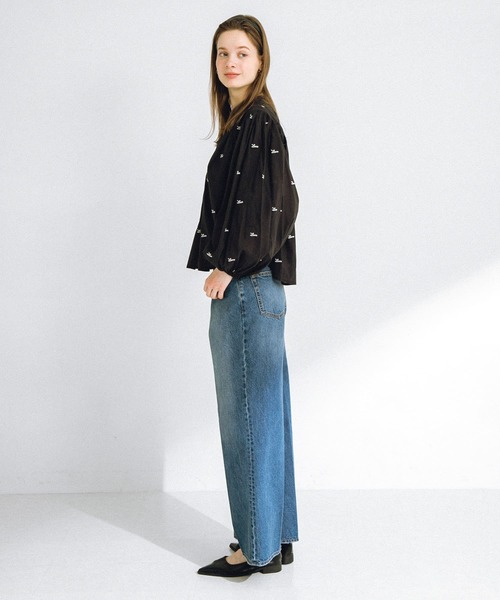 URBAN RESEARCH Sonny Label（アーバンリサーチサニーレーベル）の「Love embroideryブラウス（シャツ/ブラウス・レディース・ブラック/オフホワイト・FREE）」の10枚目の写真