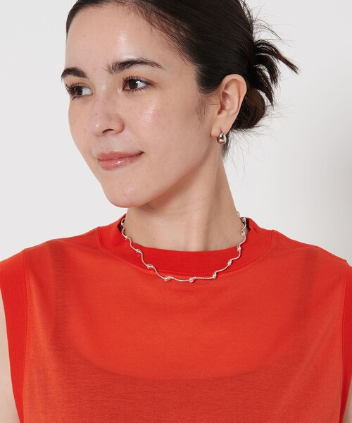 JAMIRAY（ジャミレイ）の「＜JAMIRAY＞Winding チョーカー（ネックレス・レディース・シルバー・FREE）」の2枚目の写真