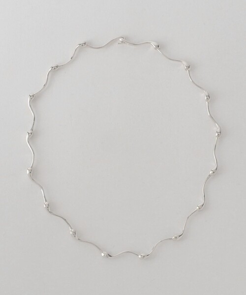 JAMIRAY（ジャミレイ）の「＜JAMIRAY＞Winding チョーカー（ネックレス・レディース・シルバー・FREE）」の3枚目の写真