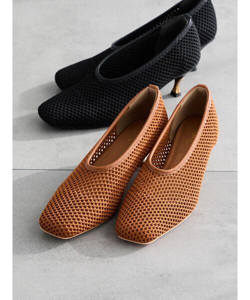 Te chichi（テチチ）の「メッシュシューズ《2025spring catalog item》（パンプス・レディース・ブラウン/ブラック・38/37）」の3枚目の写真