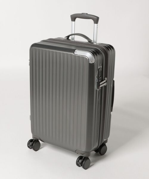 NAUGHTIAM（ノーティアム）の「【SKYLABO/スカイラボ】 キャリーケース 48L(55L)（スーツケース/キャリーバッグ・メンズ・ブラック/ホワイト/シルバー/グレイッシュベージュ/ガンメタ・FREE）」の5枚目の写真