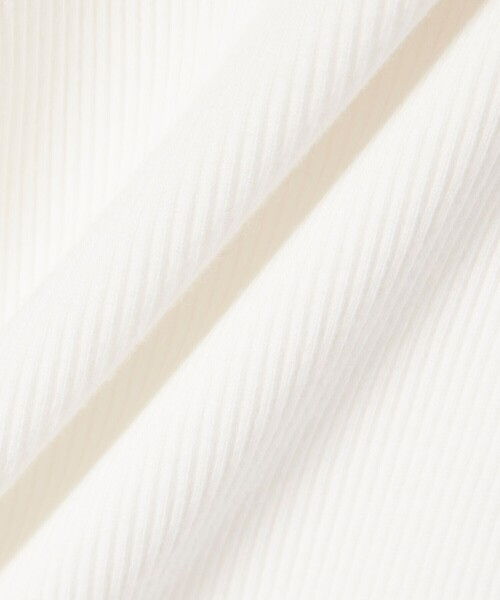 LACOSTE(ラコステ)の「ワンポイントロゴ エッセンシャルリブニットタンクトップ(タンクトップ・レディース・ホワイト/ブラック/ペールイエロー・36/34/40/38)」の12枚目の写真