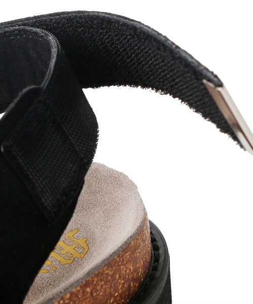 Midland FootWears（ミッドランド フットウエアーズ）の「＋5㎝ ハイソール ダブルベルト ボリューム デザインサンダル / Midland Footwears 000014（サンダル・メンズ・ブラック/ベージュ/ブラック系その他・S/M/L）」の17枚目の写真