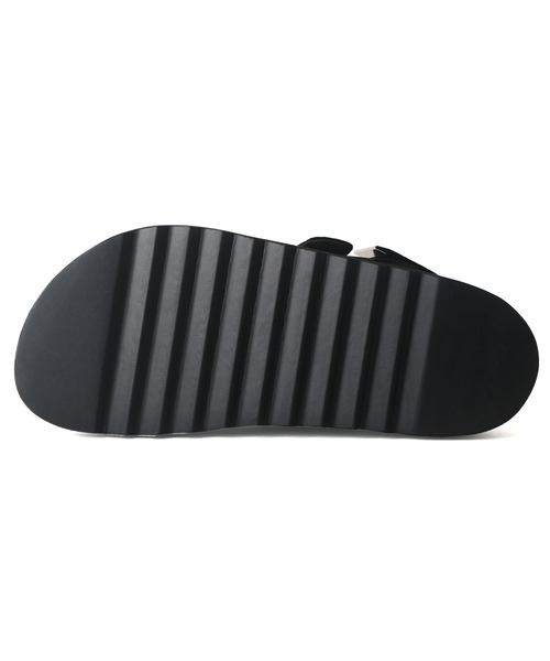 Midland FootWears（ミッドランド フットウエアーズ）の「＋5㎝ ハイソール ダブルベルト ボリューム デザインサンダル / Midland Footwears 000014（サンダル・メンズ・ブラック/ベージュ/ブラック系その他・S/M/L）」の18枚目の写真