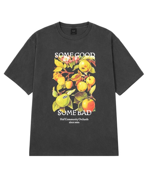 HUF(ハフ)の「ORCHARDS TEE(Tシャツ/カットソー・メンズ・ナチュラル/ブラック・X-SMALL/SMALL/MEDIUM/LARGE/X-LARGE/XX-LARGE)」の3枚目の写真