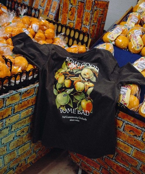 HUF(ハフ)の「ORCHARDS TEE(Tシャツ/カットソー・メンズ・ナチュラル/ブラック・X-SMALL/SMALL/MEDIUM/LARGE/X-LARGE/XX-LARGE)」の11枚目の写真