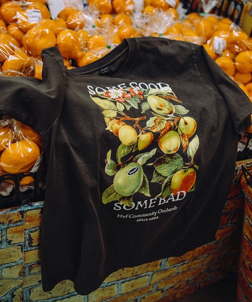 HUF(ハフ)の「ORCHARDS TEE(Tシャツ/カットソー・メンズ・ナチュラル/ブラック・X-SMALL/SMALL/MEDIUM/LARGE/X-LARGE/XX-LARGE)」の12枚目の写真