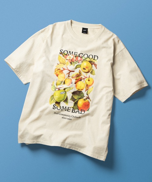 HUF(ハフ)の「ORCHARDS TEE(Tシャツ/カットソー・メンズ・ナチュラル/ブラック・X-SMALL/SMALL/MEDIUM/LARGE/X-LARGE/XX-LARGE)」の16枚目の写真