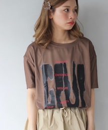 SANSeLF | 【SANSeLF】グラフィックロゴプリントTシャツ sanw25s053(Tシャツ/カットソー)