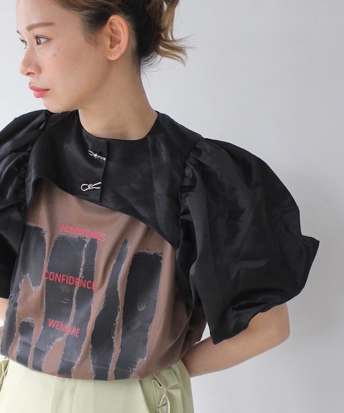 SANSeLF(サンセルフ)の「【SANSeLF】グラフィックロゴプリントTシャツ sanw25s053(Tシャツ/カットソー・レディース・ピンク/ブラウン/ダークグレー/ライトイエロー・FREE)」の19枚目の写真