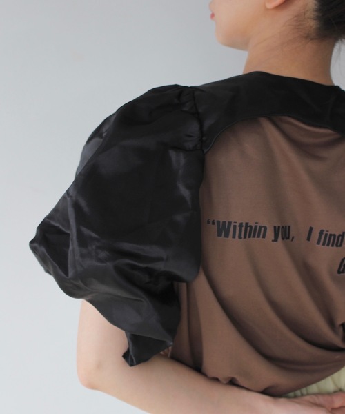 SANSeLF(サンセルフ)の「【SANSeLF】グラフィックロゴプリントTシャツ sanw25s053(Tシャツ/カットソー・レディース・ピンク/ブラウン/ダークグレー/ライトイエロー・FREE)」の22枚目の写真