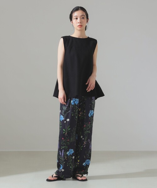 Demi-Luxe BEAMS（デミルクス ビームス）の「ラッセルメッシュ ノースリーブ プルオーバー［手洗い可］（Tシャツ/カットソー・レディース・ブラック/オフホワイト/グリーン・ONE SIZE）」の22枚目の写真