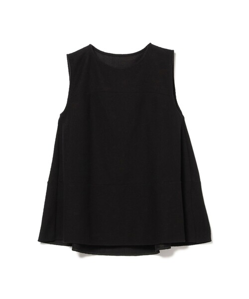 Demi-Luxe BEAMS（デミルクス ビームス）の「ラッセルメッシュ ノースリーブ プルオーバー［手洗い可］（Tシャツ/カットソー・レディース・ブラック/オフホワイト/グリーン・ONE SIZE）」の8枚目の写真