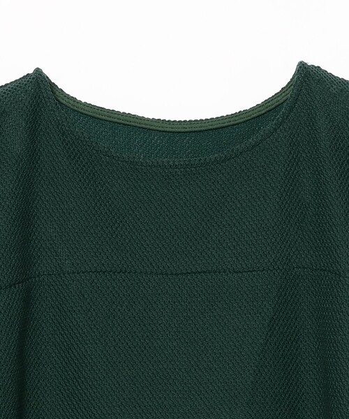 Demi-Luxe BEAMS（デミルクス ビームス）の「ラッセルメッシュ ノースリーブ プルオーバー［手洗い可］（Tシャツ/カットソー・レディース・ブラック/オフホワイト/グリーン・ONE SIZE）」の12枚目の写真