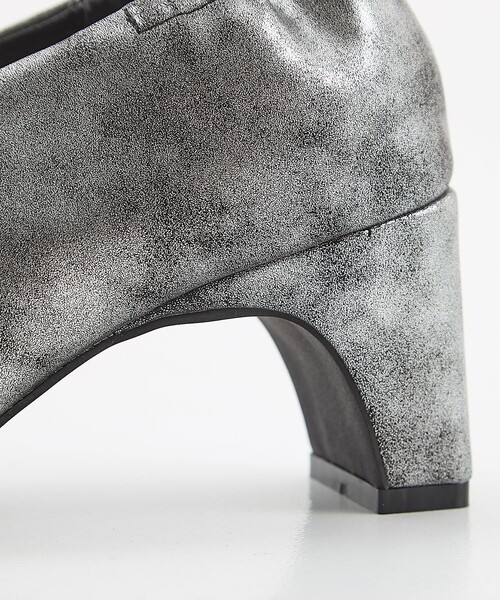 STUDIOUS(ステュディオス)の「【STUDIOUS/ステュディオス】Square Toe Pumps/スクエアトゥパンプス(パンプス・レディース・ブラック/シルバー・1/2)」の21枚目の写真