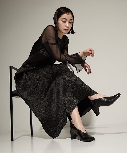 STUDIOUS Square Toe Pumpsスクエアトゥパンプス STUDIOUS/ステュディオス】Square Toe Pumps/スクエアトゥ