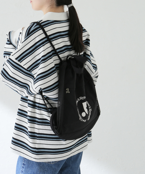 ★REST&RECREATION★LOGO MESH BACKPACK★送料・関税込★ REST & RECREATION] ナップザック LOGO MESH BACKPACK (3color