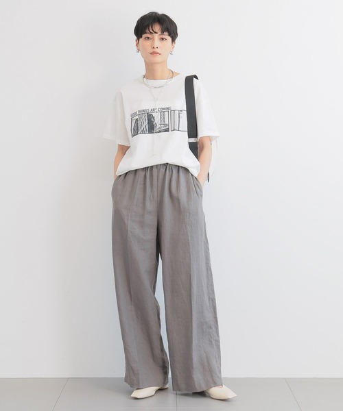 BARNYARDSTORM（バンヤードストーム）の「BARNYARDSTORM / CITY フォトT【吸水速乾】【『ネルソンさん』YouTubeご紹介アイテム】（Tシャツ/カットソー・レディース・ベージュ/ホワイト・FREE）」の5枚目の写真