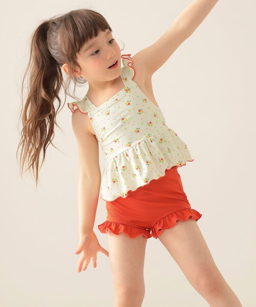 pium ぴうむ 水着 ドーリーフリルセパレートスイムウェア ブラック