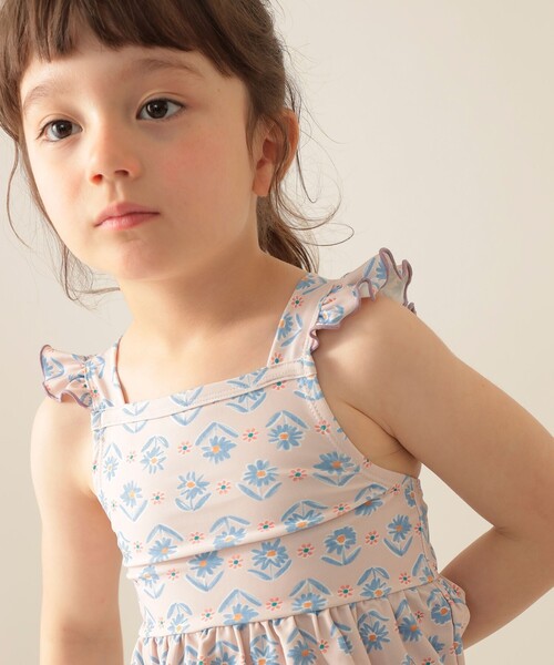 BEAMS mini（ビームスミニ）の「セパレート フリル スイムウェア  2025SS（100～130cm）（水着・キッズ・パープル系その他4/オレンジ・M(110～120)/L(120～130)/S(100～110)）」の11枚目の写真