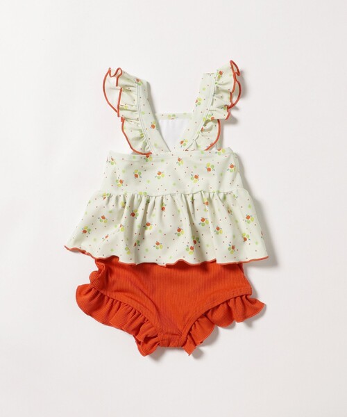 BEAMS mini（ビームスミニ）の「セパレート フリル スイムウェア  2025SS（100～130cm）（水着・キッズ・パープル系その他4/オレンジ・M(110～120)/L(120～130)/S(100～110)）」の19枚目の写真