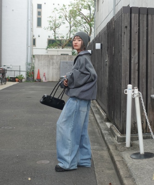 [MOO] TEEN BOOP ダブルタックボーイズデニム/ブルー/M MOO] TEEN BOOP ダブルタックボーイズデニム/ブルー/M ダブル