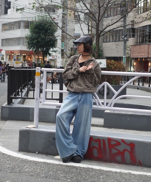 大人気デニム!!低身長から高身長まで着こなし抜群!!追加予約中