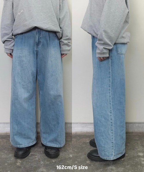 TEEN BOOP（ティーンブープ）の「【大人気デニム!!低身長から高身長まで着こなし抜群!!】ダブルタックボーイズデニム（デニムパンツ・レディース・ブルー/インディゴブルー/ブラック/ダークブルー・SMALL/MEDIUM）」の13枚目の写真