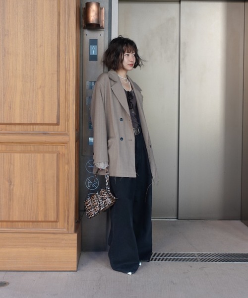 TEEN BOOP（ティーンブープ）の「【大人気デニム!!低身長から高身長まで着こなし抜群!!】ダブルタックボーイズデニム（デニムパンツ・レディース・ブルー/インディゴブルー/ブラック/ダークブルー・SMALL/MEDIUM）」の19枚目の写真