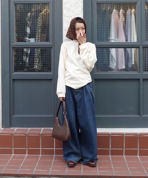 大人気デニム!!低身長から高身長まで着こなし抜群!!】ダブルタック