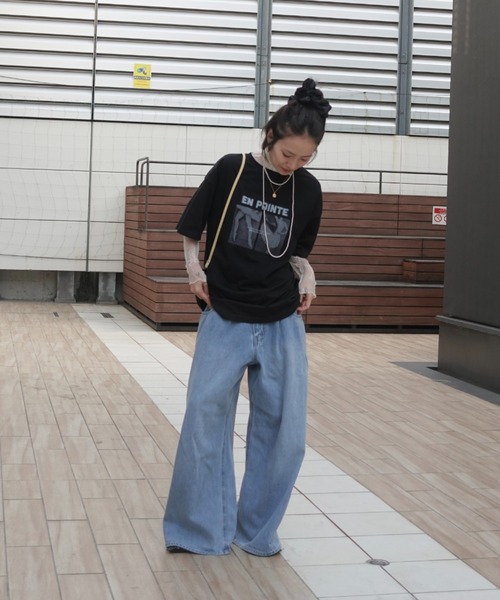 TEEN BOOP（ティーンブープ）の「【大人気デニム!!低身長から高身長まで着こなし抜群!!】ダブルタックボーイズデニム（デニムパンツ・レディース・ブルー/インディゴブルー/ブラック/ダークブルー・SMALL/MEDIUM）」の10枚目の写真
