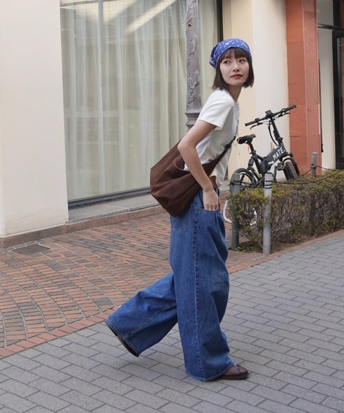 大人気デニム!!低身長から高身長まで着こなし抜群!!】ダブルタック