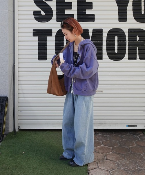 大人気デニム!!低身長から高身長まで着こなし抜群!!】ダブルタック