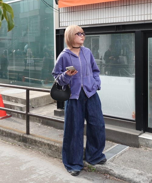 大人気デニム!!低身長から高身長まで着こなし抜群!!】ダブルタック