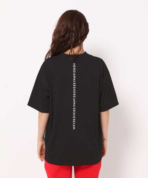 HEREIAM（ヘレイアム）の「【HEREIAM】速乾/ミラーロゴハーフスリーブTEE（Tシャツ/カットソー・レディース・ブラック/ホワイト/ライトグレー・LARGE/MEDIUM）」の19枚目の写真