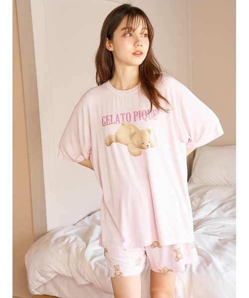 セール】【ONLINE限定】【接触冷感】ベアワンポイントTシャツ