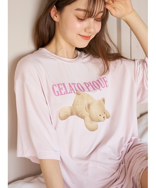 セール】【ONLINE限定】【接触冷感】ベアワンポイントTシャツ