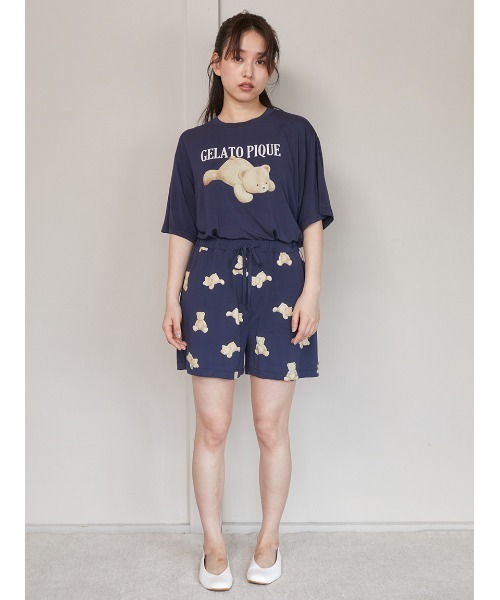 セール】【ONLINE限定】【接触冷感】ベアワンポイントTシャツ