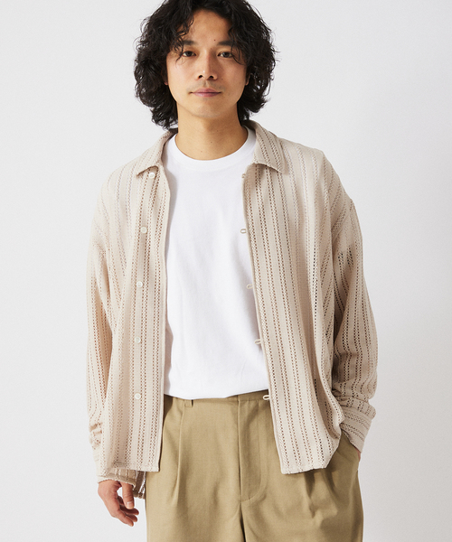 JOURNAL STANDARD - JOURNAL STANDARD  relume   レースブラウスシャツ セール】ストライプ レースシャツ（シャツ/ブラウス）｜JOURNAL