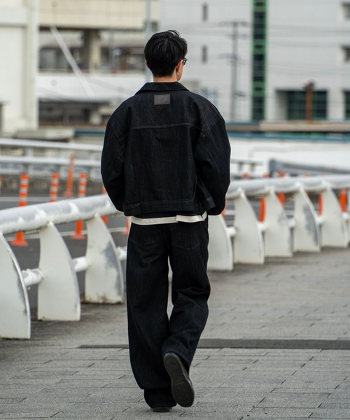 FCTY.（エフシーティーワイ）の「ストレートデニムパンツ（デニムパンツ・メンズ・ブラック/インディゴブルー/ブラウン・MEDIUM/LARGE）」の10枚目の写真