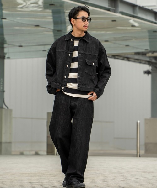 FCTY.（エフシーティーワイ）の「ストレートデニムパンツ（デニムパンツ・メンズ・ブラック/インディゴブルー/ブラウン・MEDIUM/LARGE）」の9枚目の写真