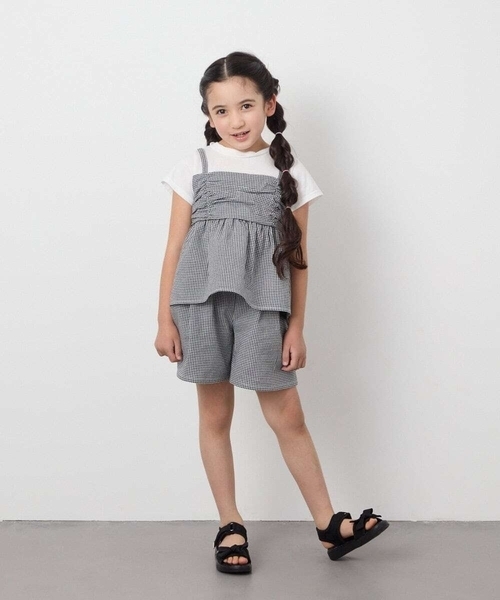 a.v.v（アーヴェヴェ）の「[人気NO.1][18-23cm][軽量][履きやすい][柔らかい肌当たり]リボンスポサン（サンダル・キッズ・ライラック/ダークインディゴブルー/ブラック・23/24/22/20/18/19/21）」の12枚目の写真