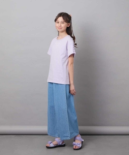 a.v.v（アーヴェヴェ）の「[人気NO.1][18-23cm][軽量][履きやすい][柔らかい肌当たり]リボンスポサン（サンダル・キッズ・ライラック/ダークインディゴブルー/ブラック・23/24/22/20/18/19/21）」の18枚目の写真