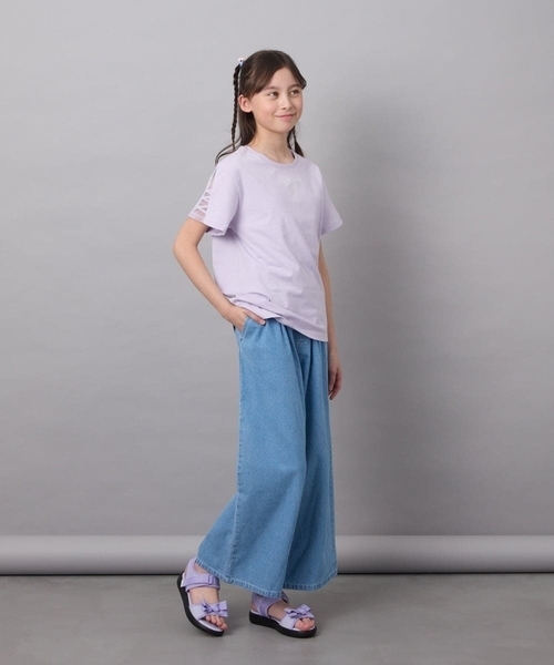 a.v.v（アーヴェヴェ）の「[人気NO.1][18-23cm][軽量][履きやすい][柔らかい肌当たり]リボンスポサン（サンダル・キッズ・ライラック/ダークインディゴブルー/ブラック・23/24/22/20/18/19/21）」の19枚目の写真