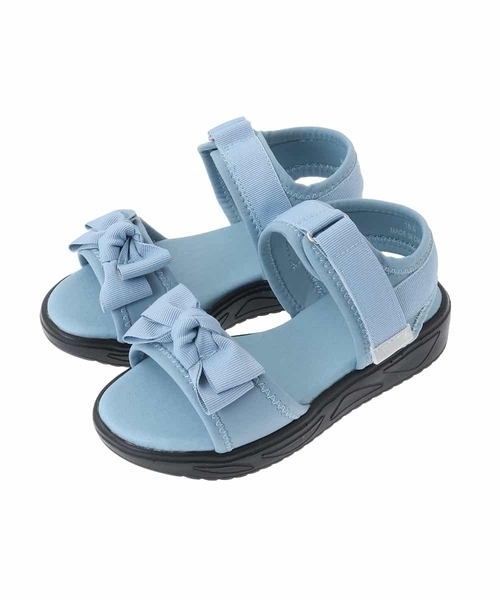 a.v.v（アーヴェヴェ）の「[人気NO.1][18-23cm][軽量][履きやすい][柔らかい肌当たり]リボンスポサン（サンダル・キッズ・ライラック/ダークインディゴブルー/ブラック・23/24/22/20/18/19/21）」の22枚目の写真