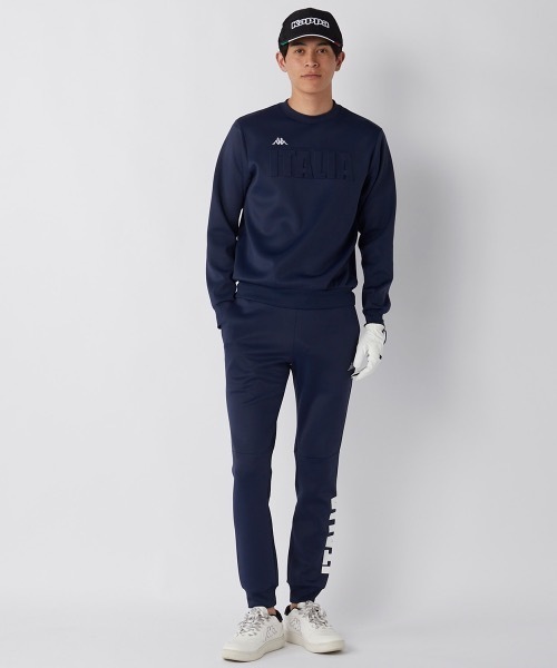 Kappa(カッパ)の「【Kappa/カッパ】ダンボールニットスウェット ゴルフ(スウェット・メンズ・ブラック/ネイビー/ターコイズブルー・MEDIUM/X-LARGE/LARGE)」の22枚目の写真