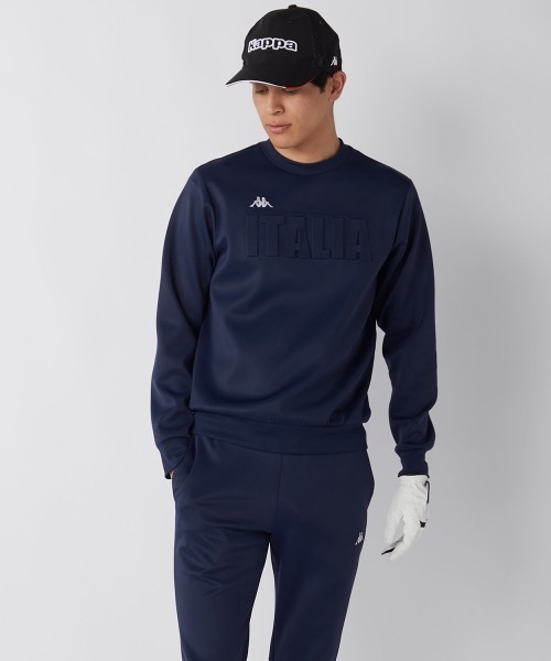 Kappa(カッパ)の「【Kappa/カッパ】ダンボールニットスウェット ゴルフ(スウェット・メンズ・ブラック/ネイビー/ターコイズブルー・MEDIUM/X-LARGE/LARGE)」の19枚目の写真