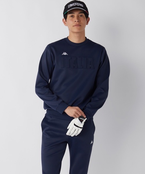Kappa(カッパ)の「【Kappa/カッパ】ダンボールニットスウェット ゴルフ(スウェット・メンズ・ブラック/ネイビー/ターコイズブルー・MEDIUM/X-LARGE/LARGE)」の18枚目の写真